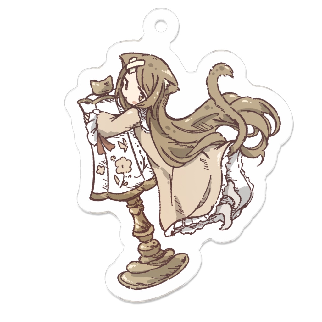 ICHICAFEグッズ ねこみみ少女 ランプ