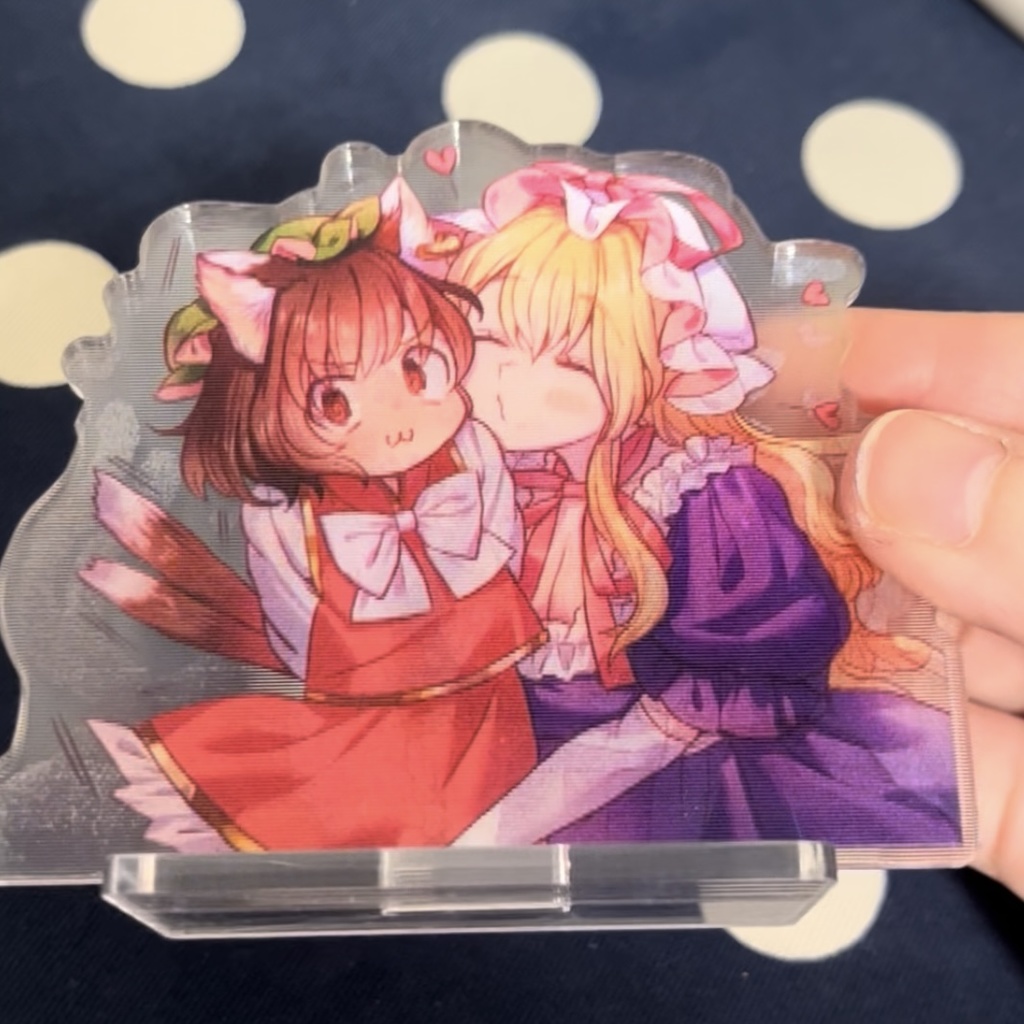 【完全受注生産~3/13まで】ゆかちぇん・ちゅーレンチキュラーアクリルスタンド