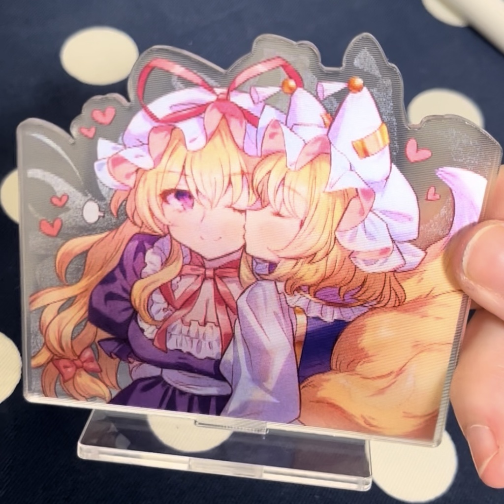 【完全受注生産~3/13まで】ゆからん・ちゅーレンチキュラーアクリルスタンド