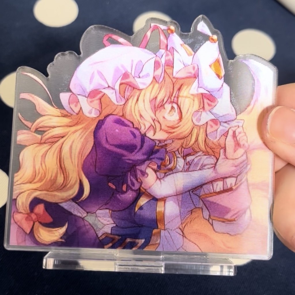 【完全受注生産~3/13まで】ゆからん・ちゅーレンチキュラーアクリルスタンド