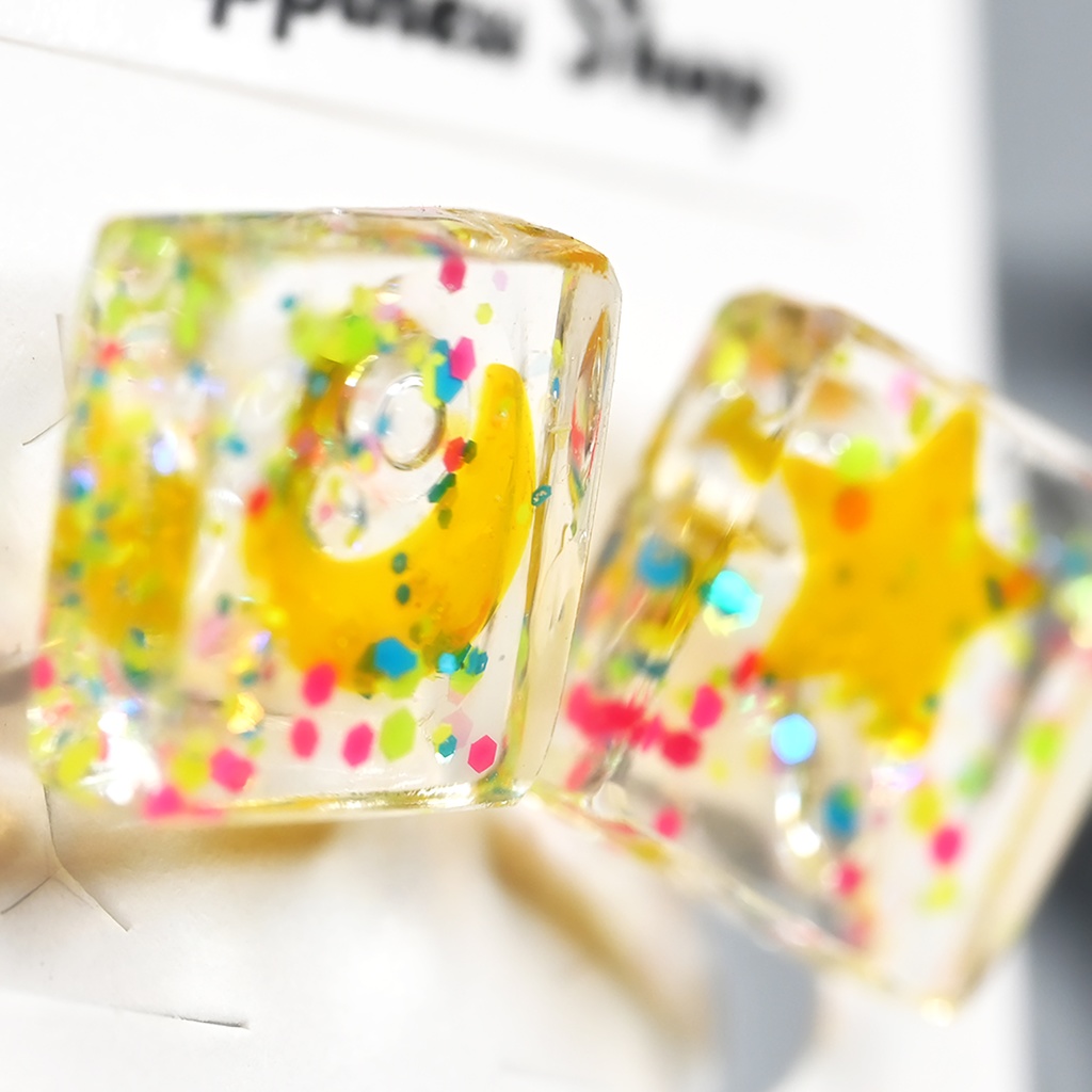 月と星　ノンホールピアス