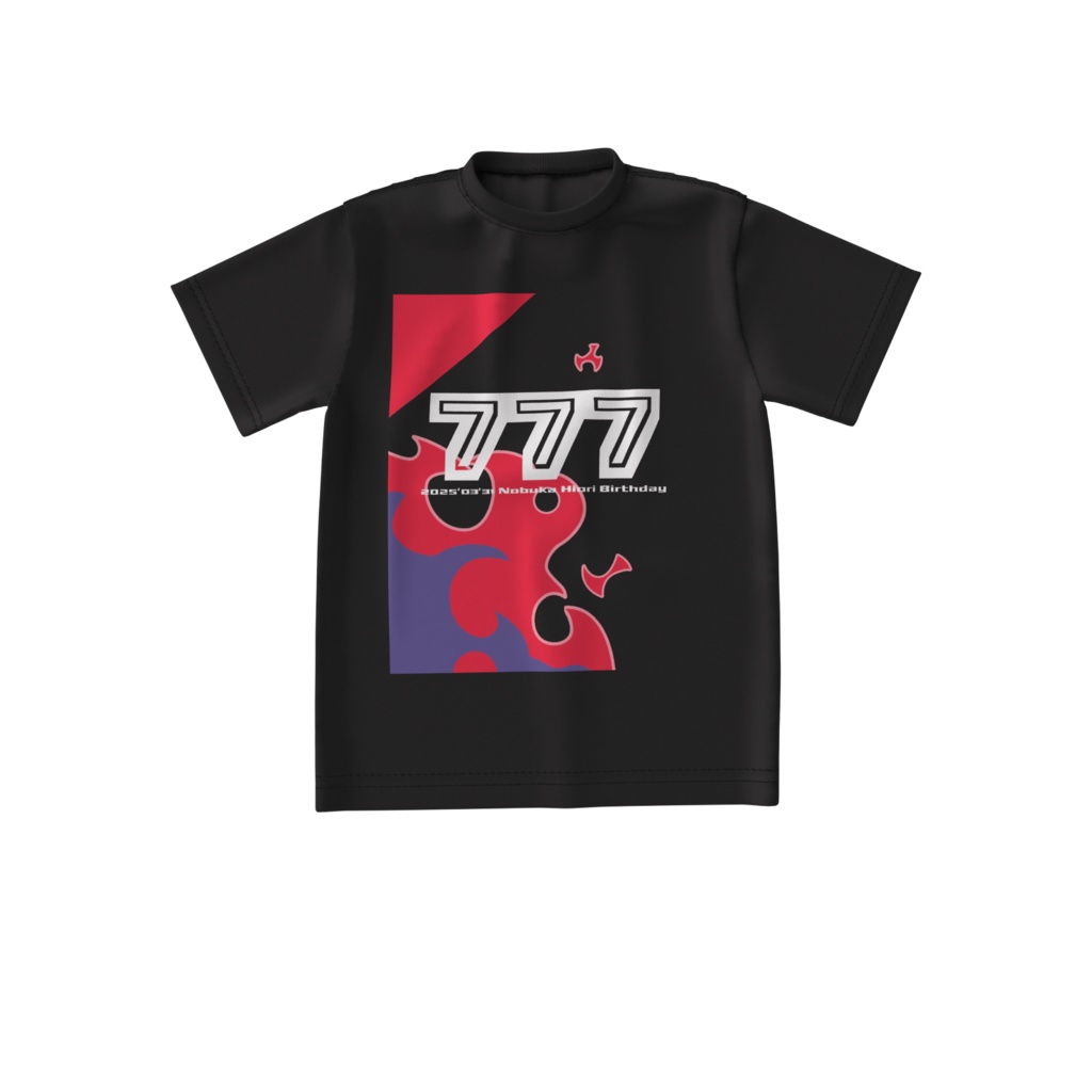 火織信華 誕生日記念グッズ2025 777ビッグシルエットTシャツ
