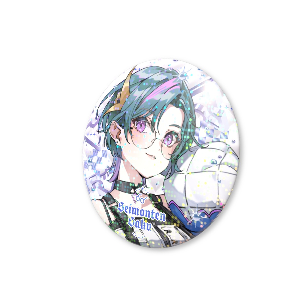 青門天雀 誕生日記念グッズ2025 ホログラム缶バッジ