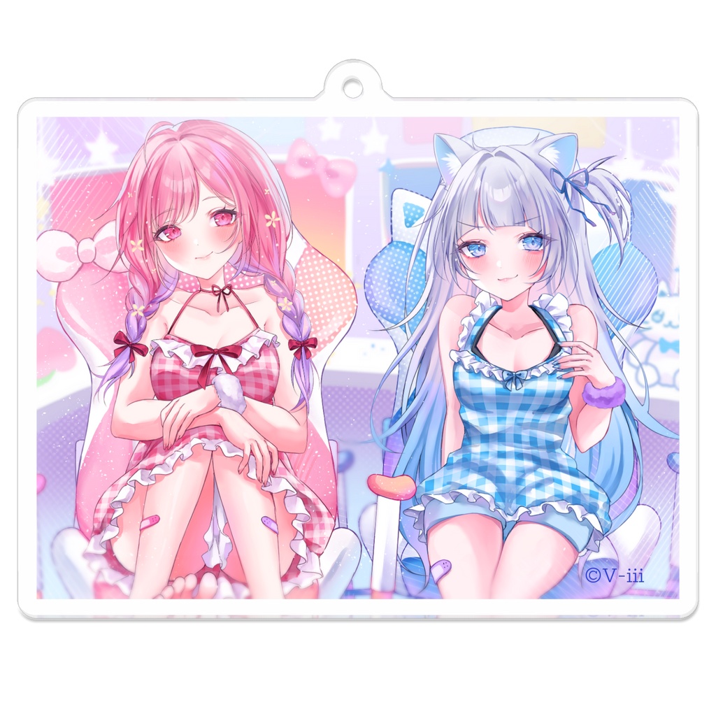 【V-iii】白咲スノー アクリルキーホルダー 70×70mm