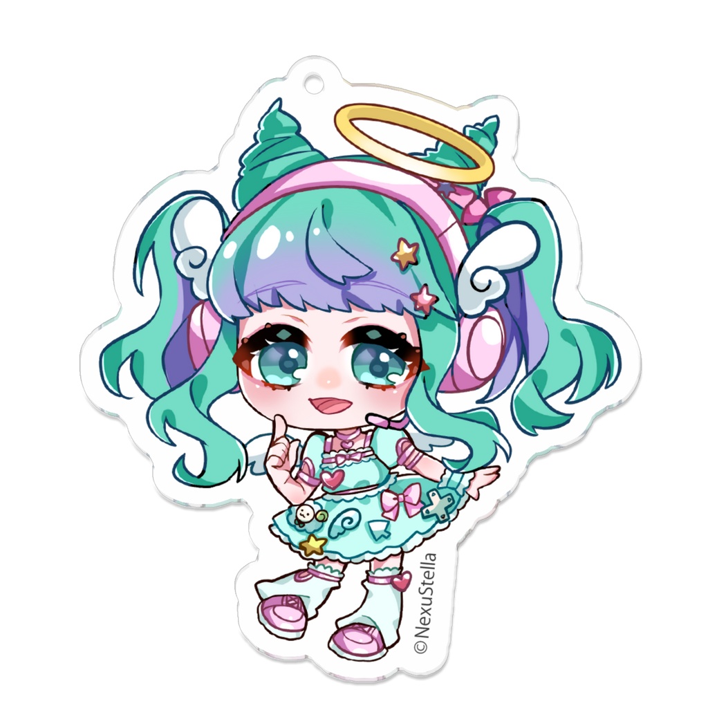 【NexuStella Colorful】羽星のあ アクリルキーホルダー 70×70mm