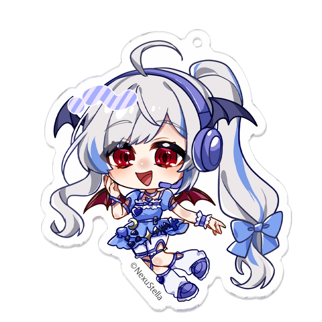 【NexuStella Colorful】吸血きあり アクリルキーホルダー 70×70mm