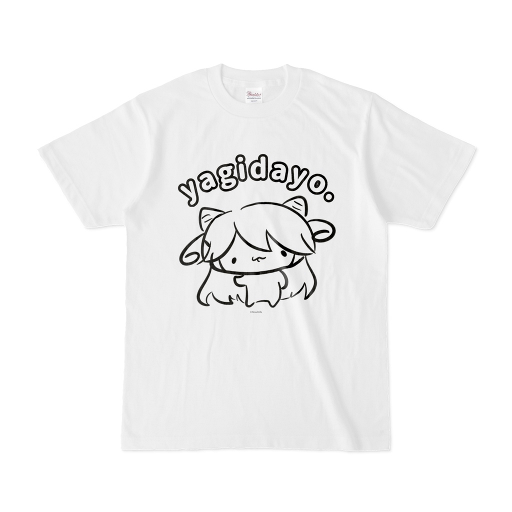 【NexuStella Colorful】八木ノめぇ Tシャツ 白 正面印刷(片面)2