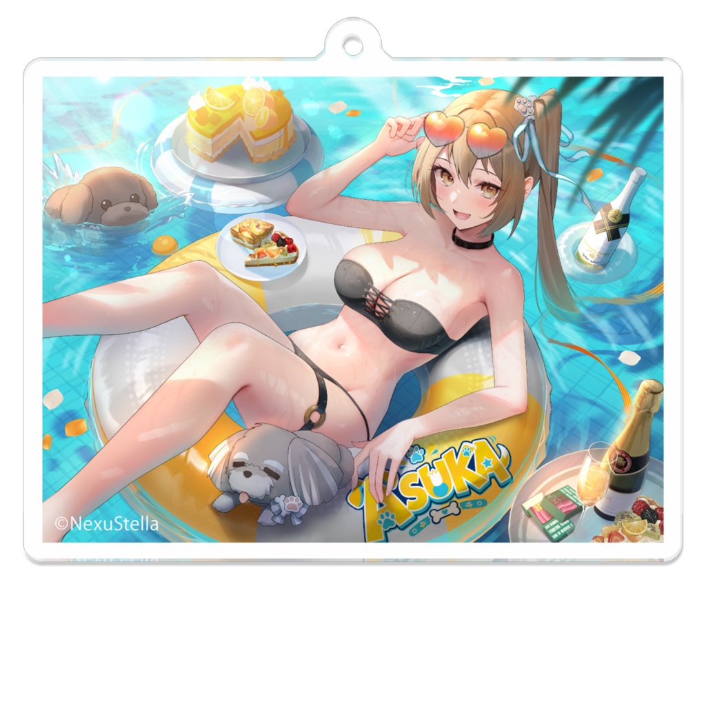 【NexuStella Colorful】茜あすか アクリルキーホルダー 70×70mm 2