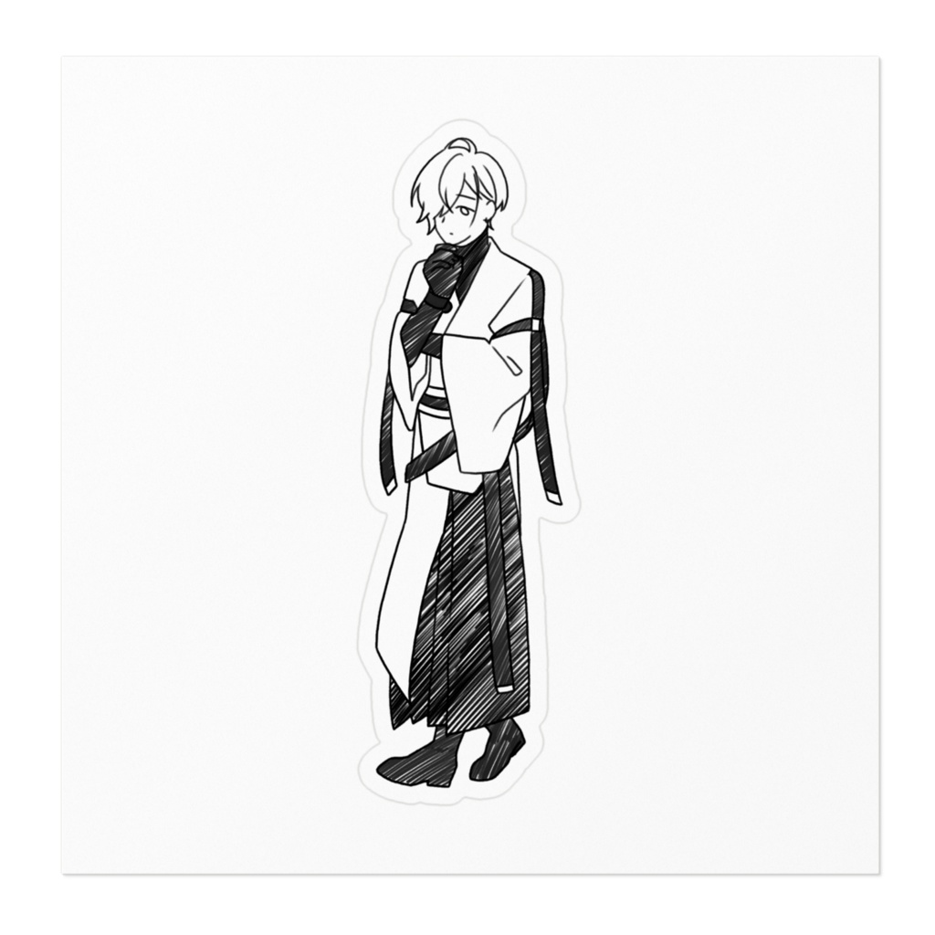 ゆるたそさん。ステッカー