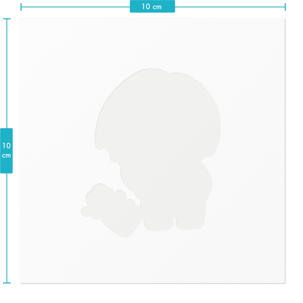 ばぶたそさん。ステッカー