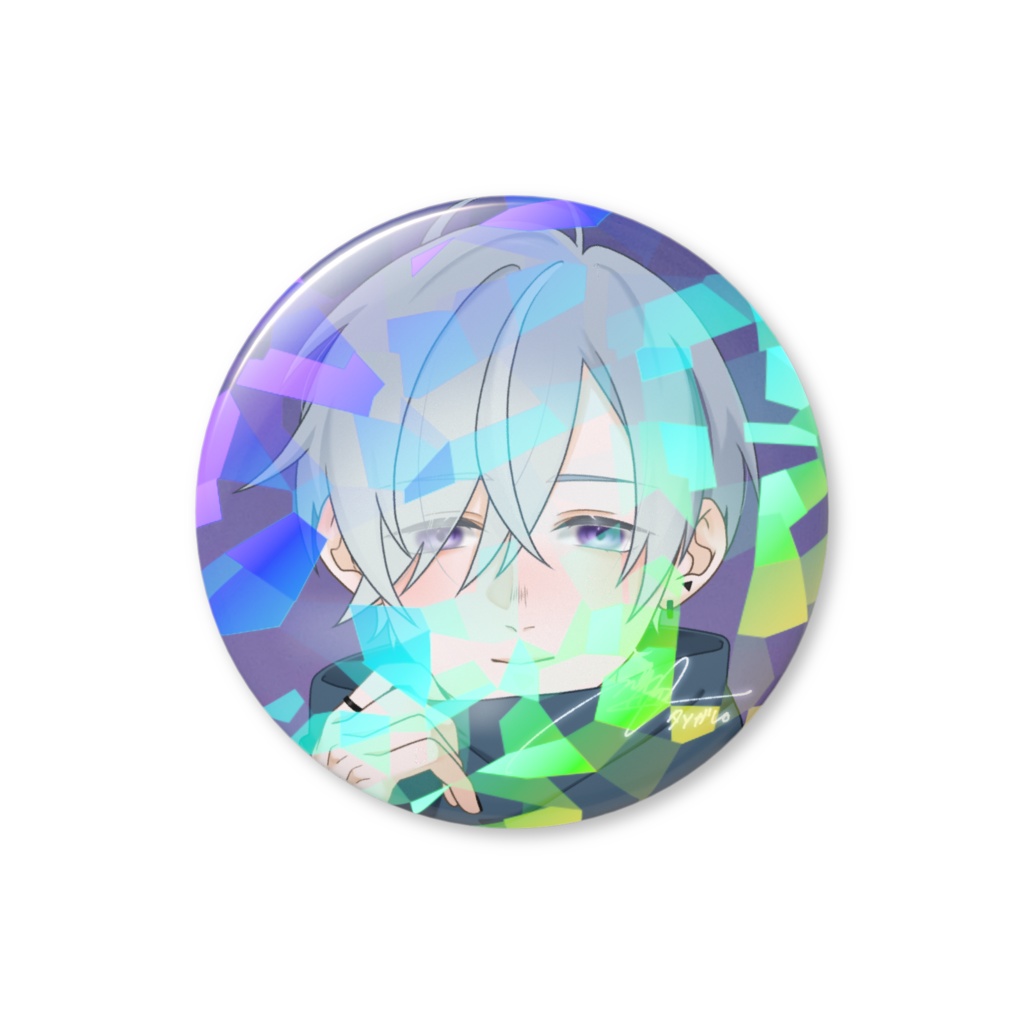 誰彼。缶バッジ【サイン入りver．】