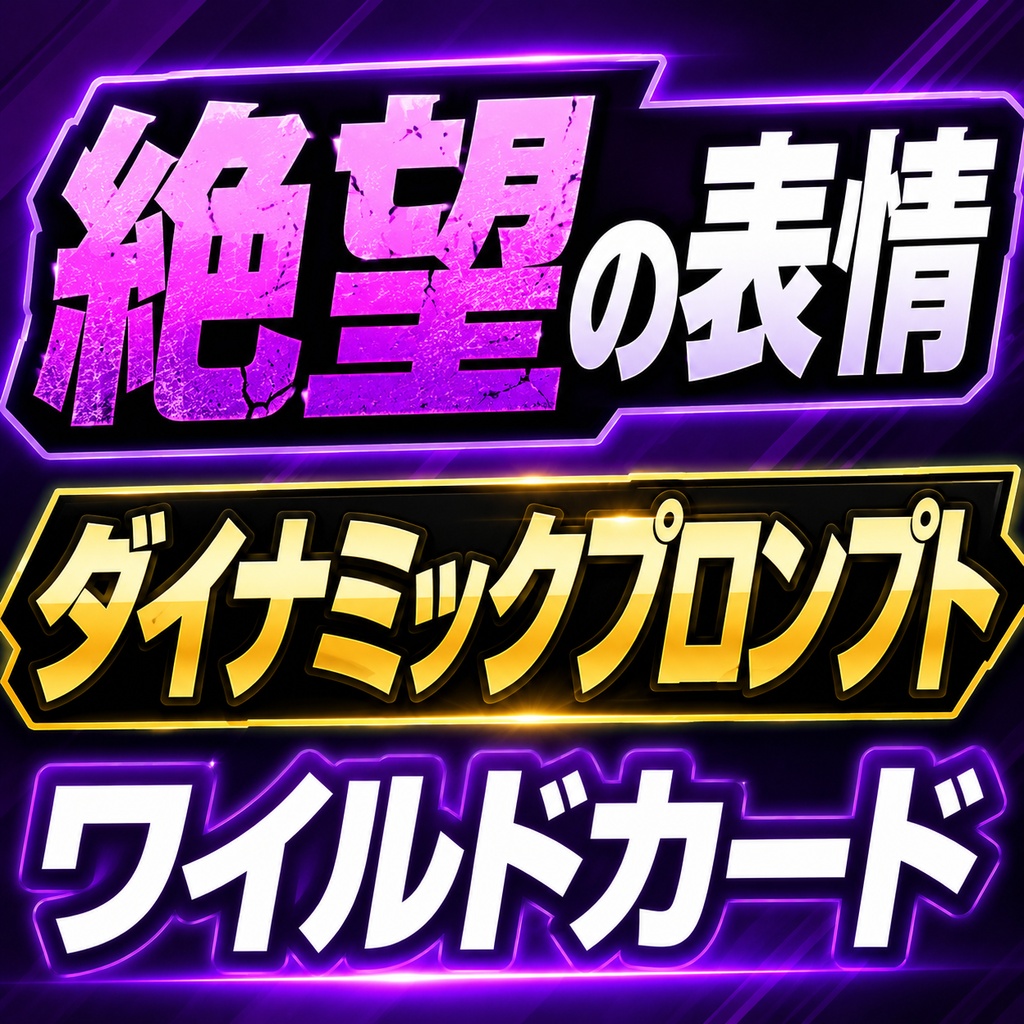 絶望_表情 恐怖 ワイルドカード ダイナミックプロンプト集 腕や脚のポーズおまけ付き