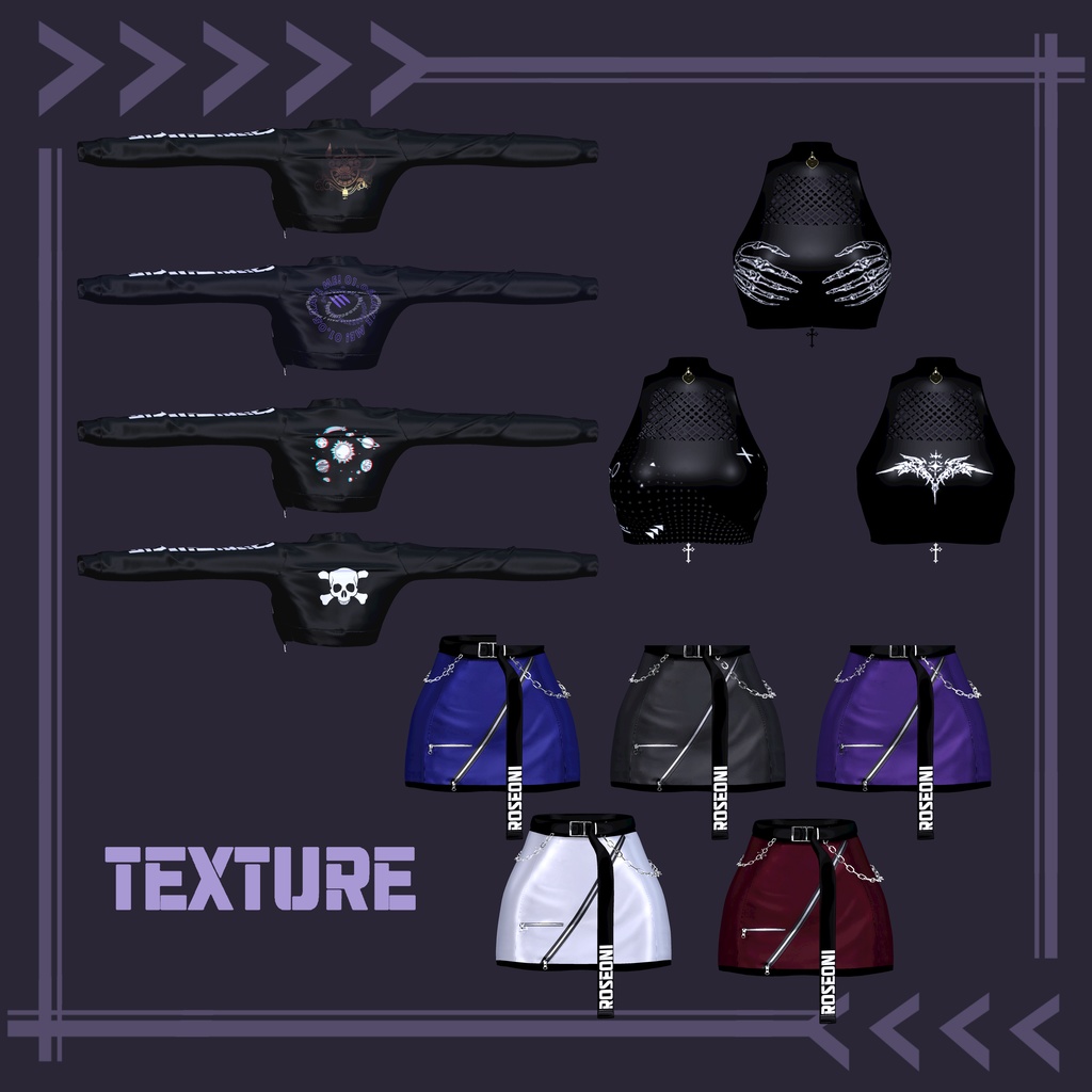 Leather wear for maya/rindo/kikyo/leefa_C06