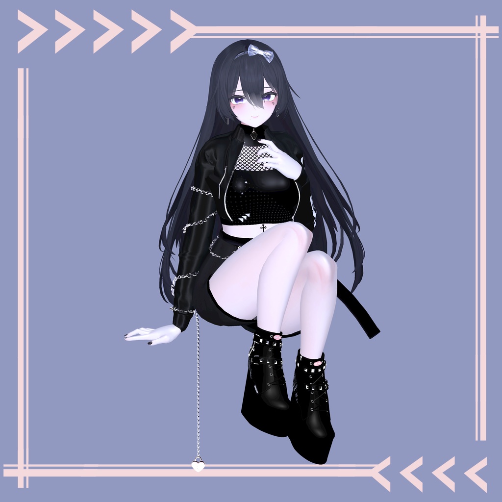 Leather wear for maya/rindo/kikyo/leefa_C06