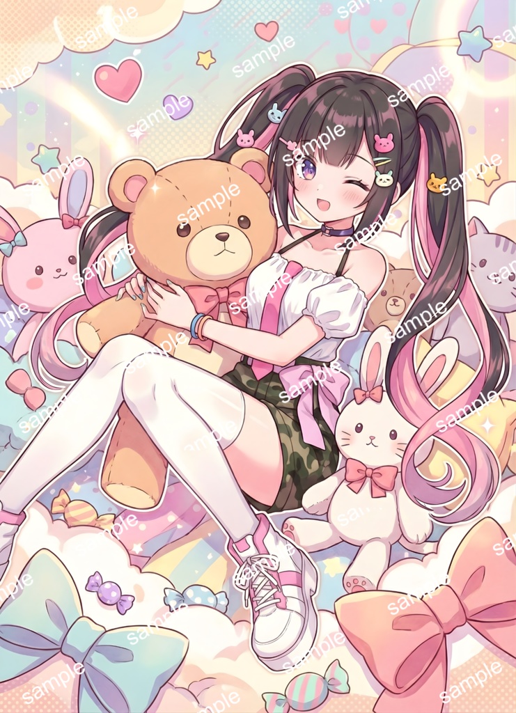 【限定1点】夢見るツインテちゃん(おまけつき)【Vライバーデビューフルセット】