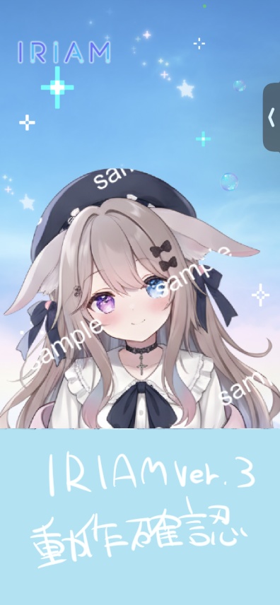 【限定1点】猫耳ベレーとハーネスちゃん【Vライバーデビューフルセット】