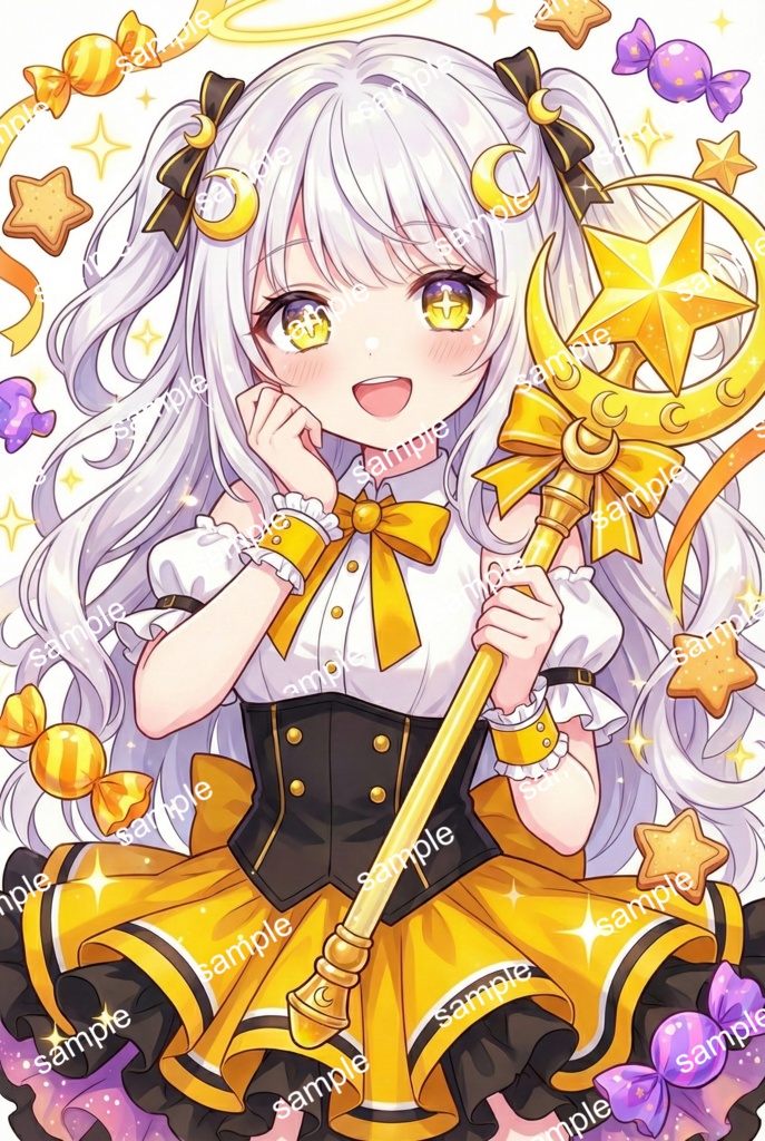 【無料】元気な天使系アイドルの立ち絵素材【VTuber/IRIAM/TRPG/ゲーム】