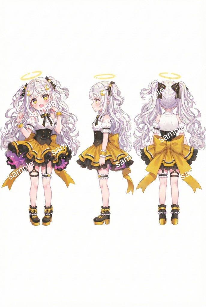 【無料】元気な天使系アイドルの立ち絵素材【VTuber/IRIAM/TRPG/ゲーム】