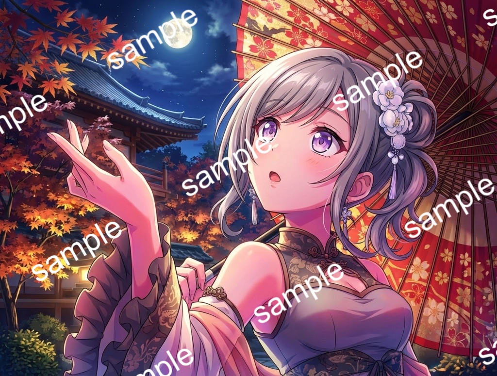 【限定1点】灰髪サイドテールのモダンチャイナ娘【Vライバーデビューフルセット】