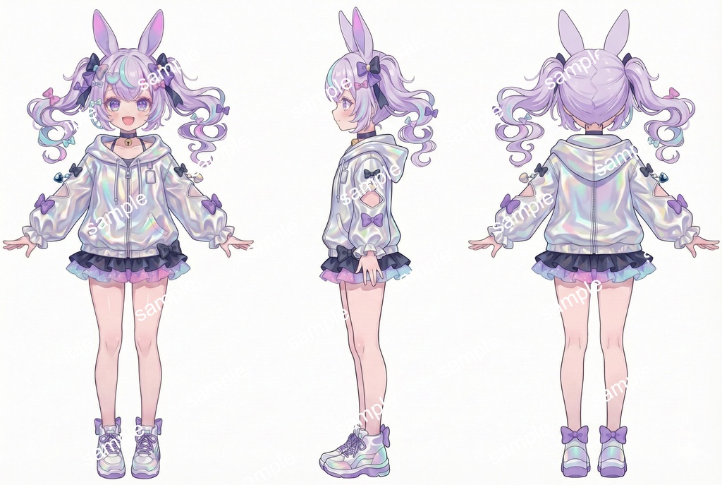 【限定1点】夢色サイバーバニー(ルミナ)【Vライバーデビューフルセット】