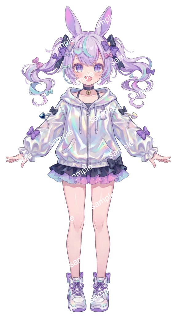 【限定1点】夢色サイバーバニー(ルミナ)【Vライバーデビューフルセット】