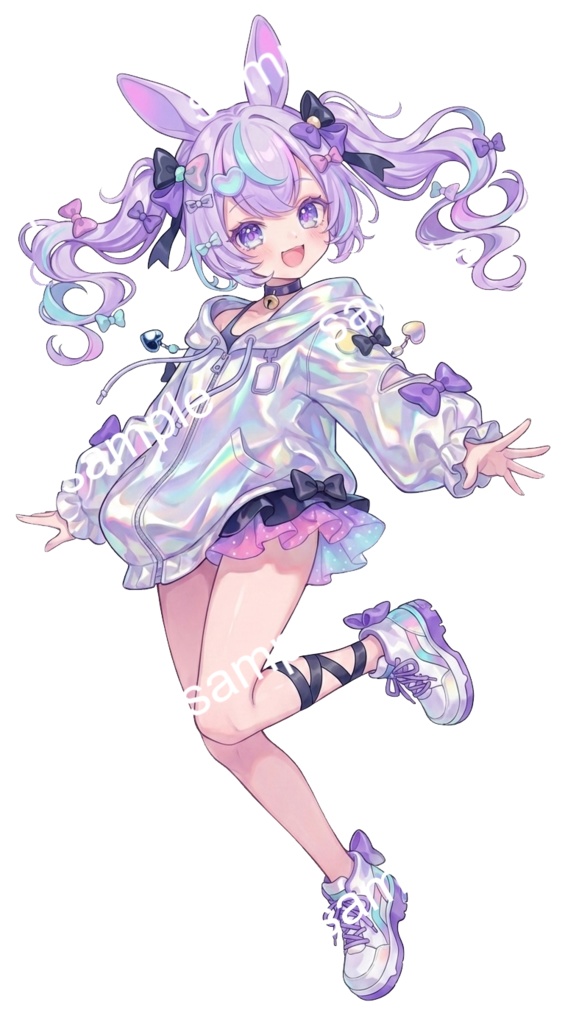 【限定1点】夢色サイバーバニー(ルミナ)【Vライバーデビューフルセット】