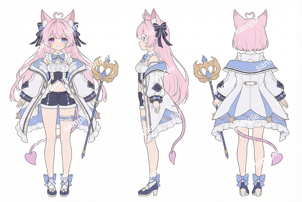 【限定1点】桃色魔法少女(ミルキー・ミミ)【Vライバーデビューフルセット】