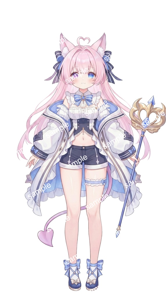 【限定1点】桃色魔法少女(ミルキー・ミミ)【Vライバーデビューフルセット】