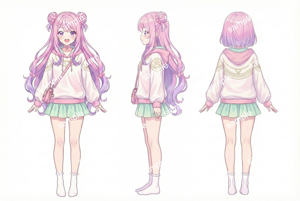 【限定1点】パステル・ストリート(メルティ)【Vライバーデビューフルセット】