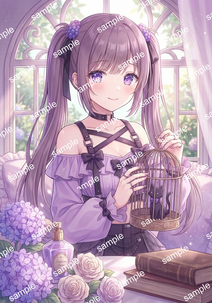 【限定1点】紫蝶の地雷系(アゲハ)【Vライバーデビューフルセット】