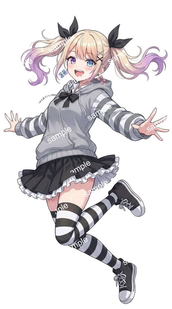 【限定1点】地雷系ストリートパーカーちゃん【Vライバーデビューフルセット】