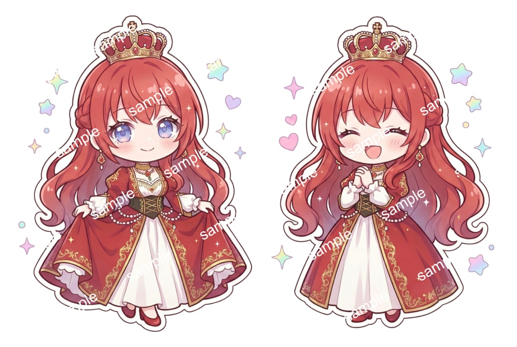 【限定1点】王道ファンタジー!赤髪の正統派プリンセス【Vライバーデビューフルセット】