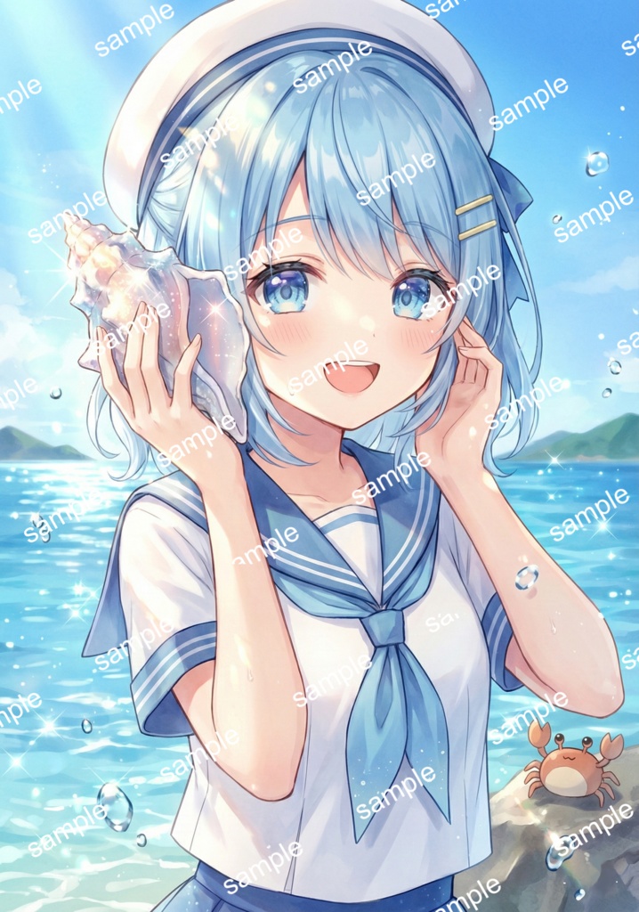 【限定1点】爽やかマリン!星空スカートの元気なセーラーアイドル【Vライバーデビューフルセット】