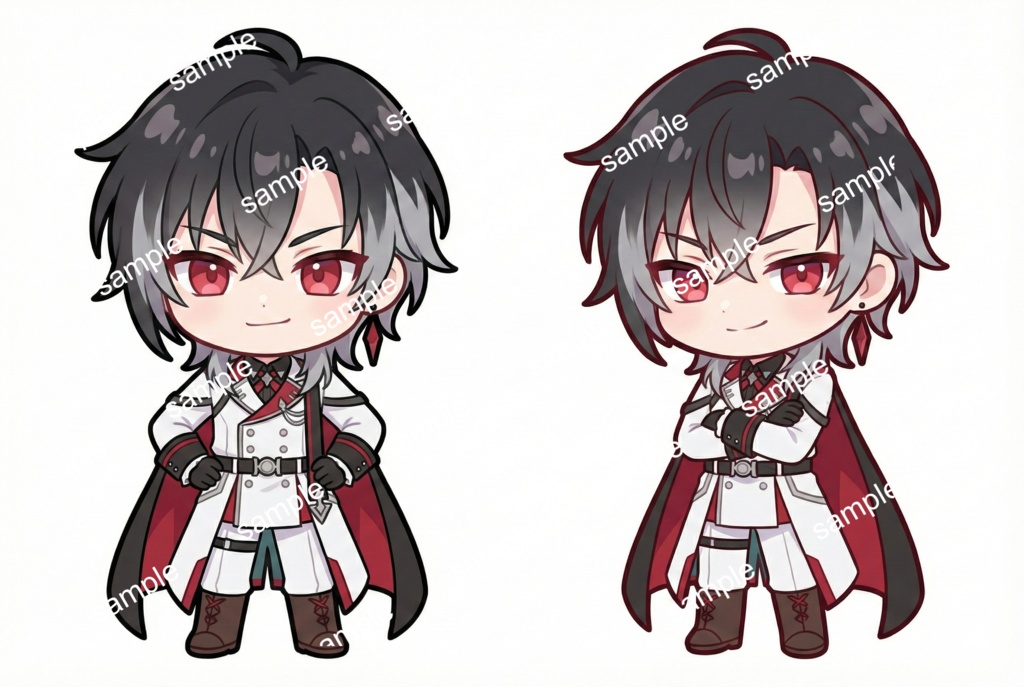 【限定1点】白き軍服の貴公子!赤と黒のヴァンパイア騎士【Vライバーデビューフルセット】