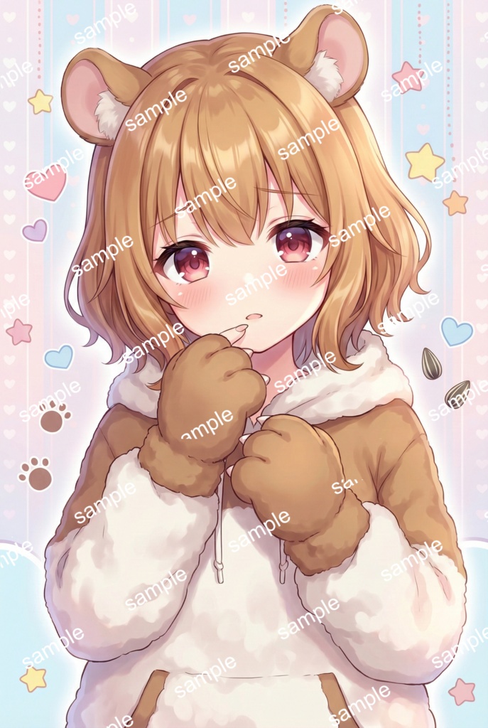 【限定1点】元気いっぱい!もこもこクマさんのルームウェア【Vライバーデビューフルセット】