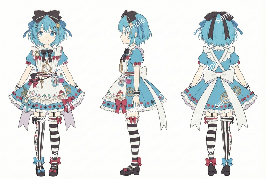 【限定1点】不思議の国へようこそ!アリスモチーフの物語少女【Vライバーデビューフルセット】