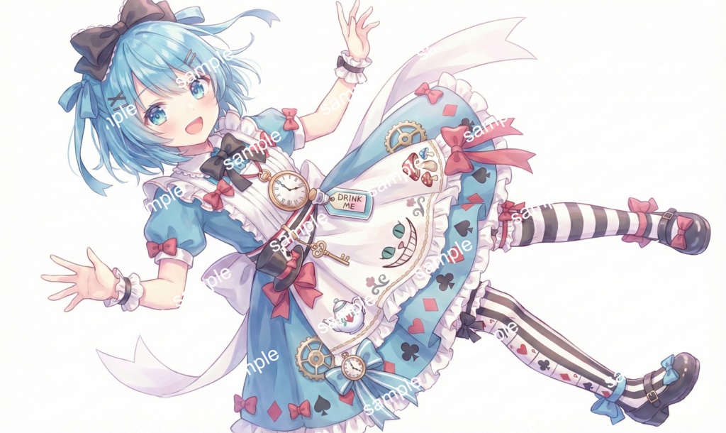 【限定1点】不思議の国へようこそ!アリスモチーフの物語少女【Vライバーデビューフルセット】