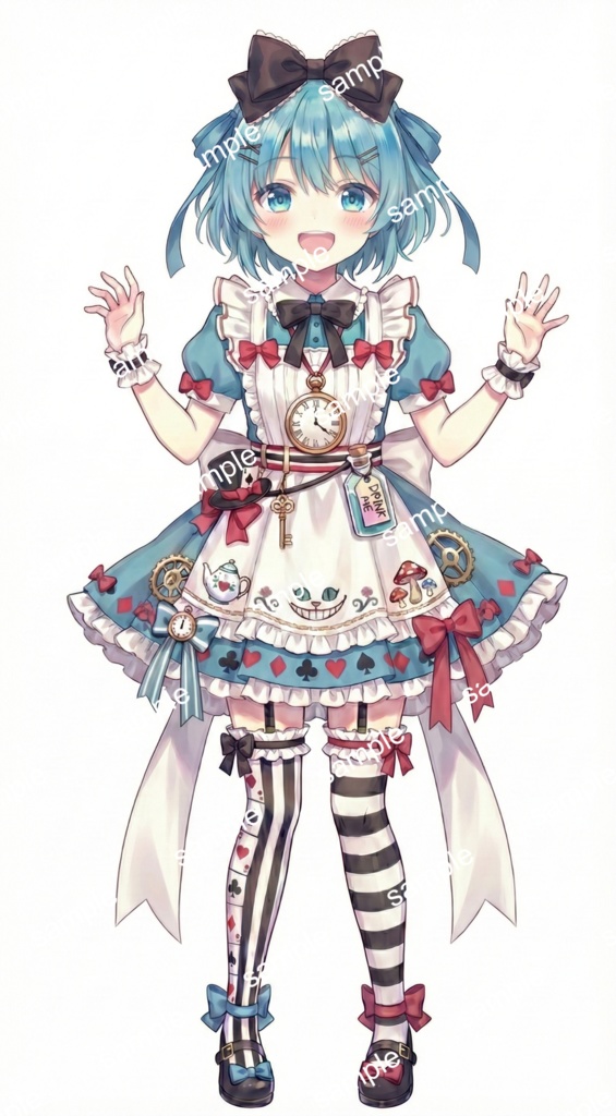 【限定1点】不思議の国へようこそ!アリスモチーフの物語少女【Vライバーデビューフルセット】