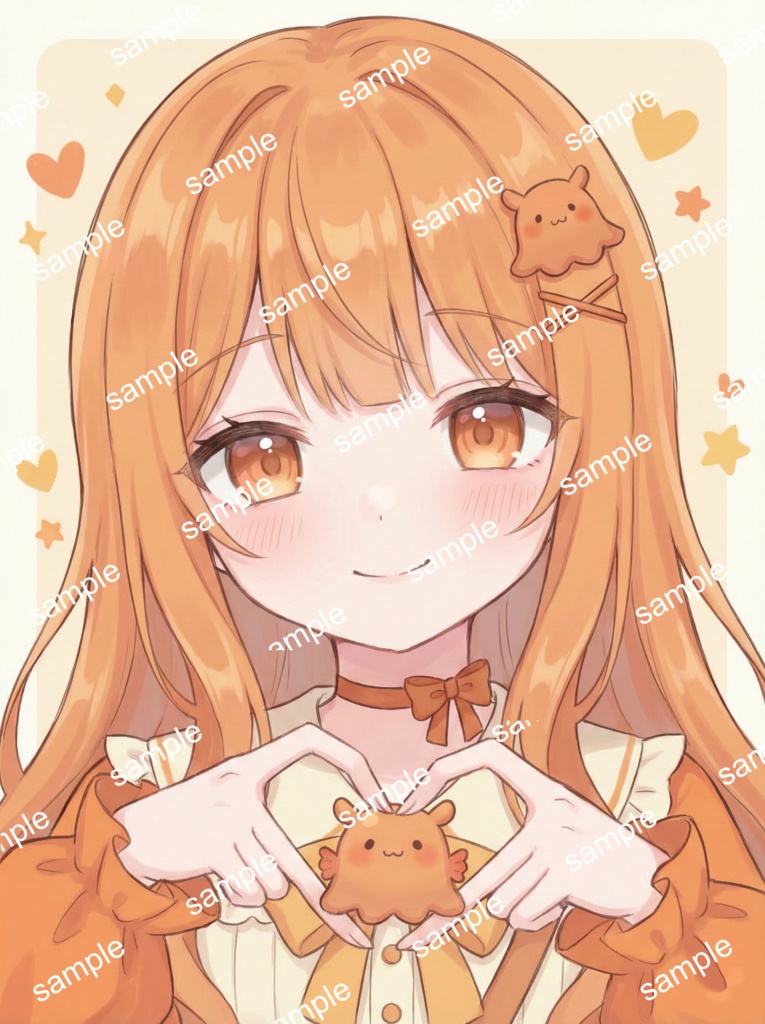 【限定1点】頭にメンダコ!?ビタミンカラーの海鮮マスコット【Vライバーデビューフルセット】