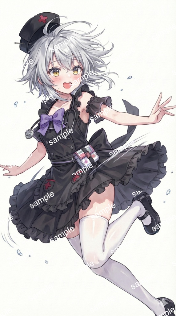 【限定1点】闇カワなブラックナース!治療の時間だよ💉【Vライバーデビューフルセット】