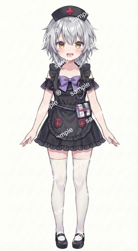 【限定1点】闇カワなブラックナース!治療の時間だよ💉【Vライバーデビューフルセット】