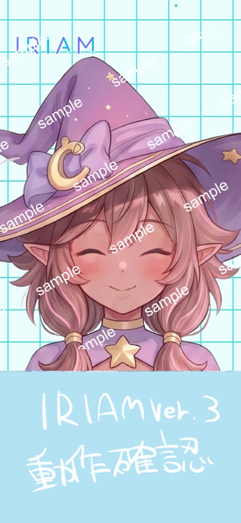 【限定1点】星と月が輝く!紫のエルフ魔女見習い【Vライバーデビューフルセット】