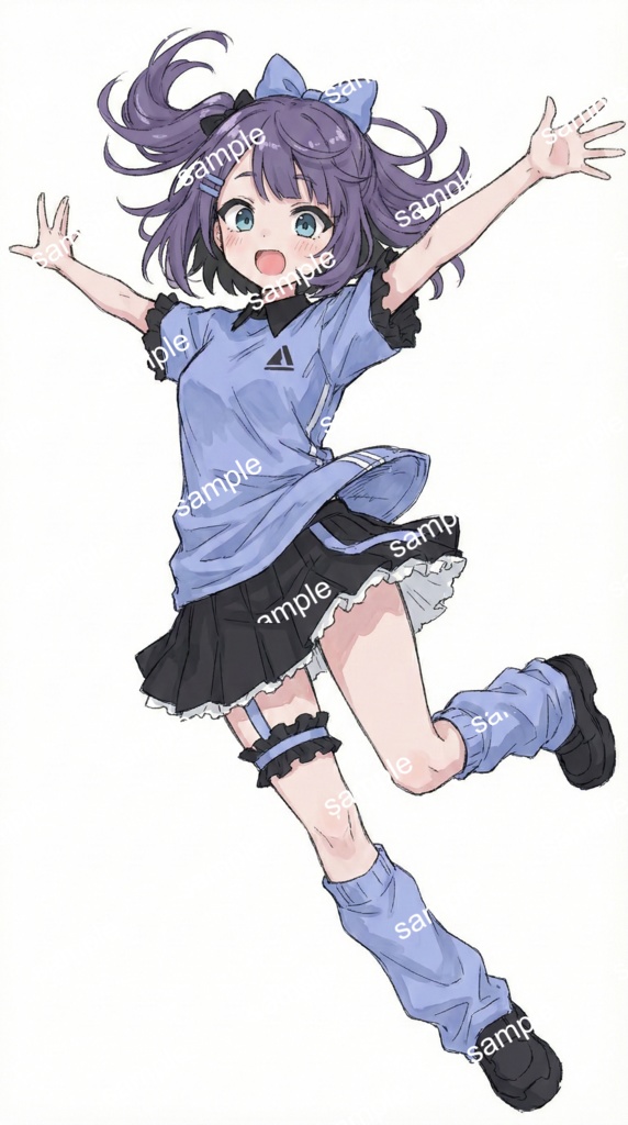 【限定1点】青ジャージ×ルーズソックス!元気なスポーティー女子【Vライバーデビューフルセット】