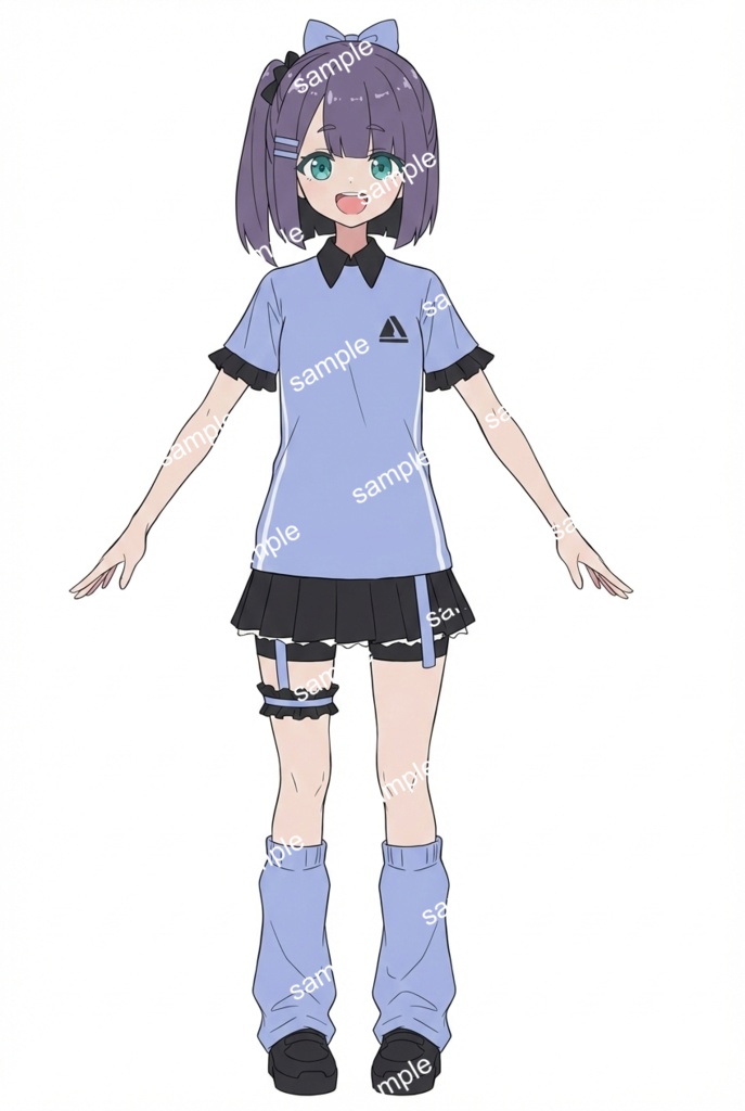 【限定1点】青ジャージ×ルーズソックス!元気なスポーティー女子【Vライバーデビューフルセット】