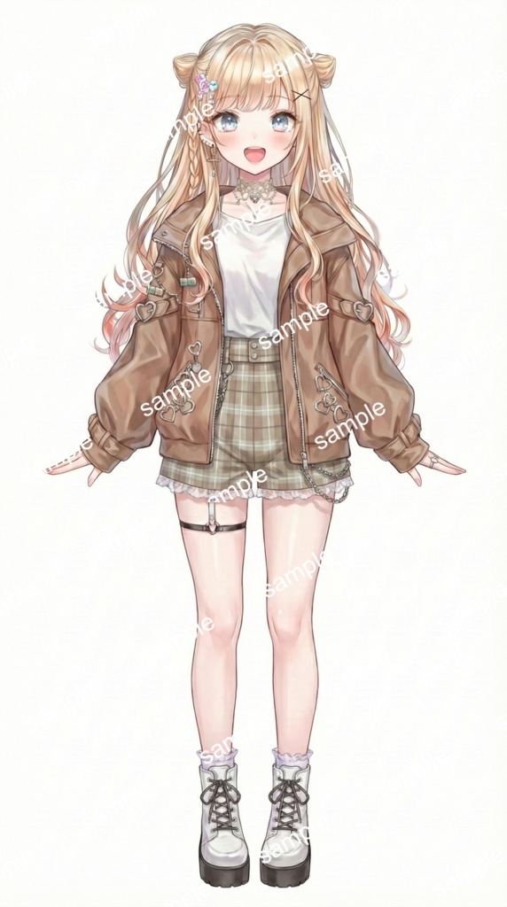 【限定1点】王道カワイイ!ミルクティー色のくま女子【Vライバーデビューフルセット】