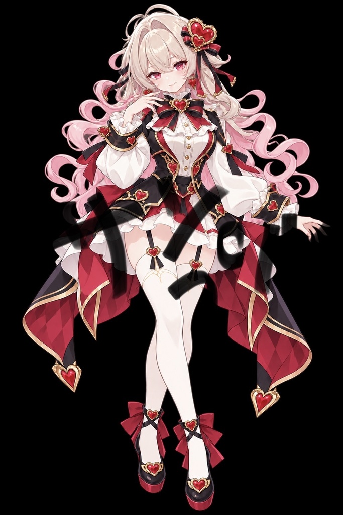 【限定1点】ハート♡クイーン※微差分あり【Vライバーデビュー】