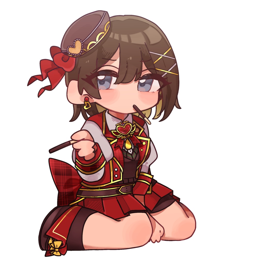 自立するアクリルフィギュア