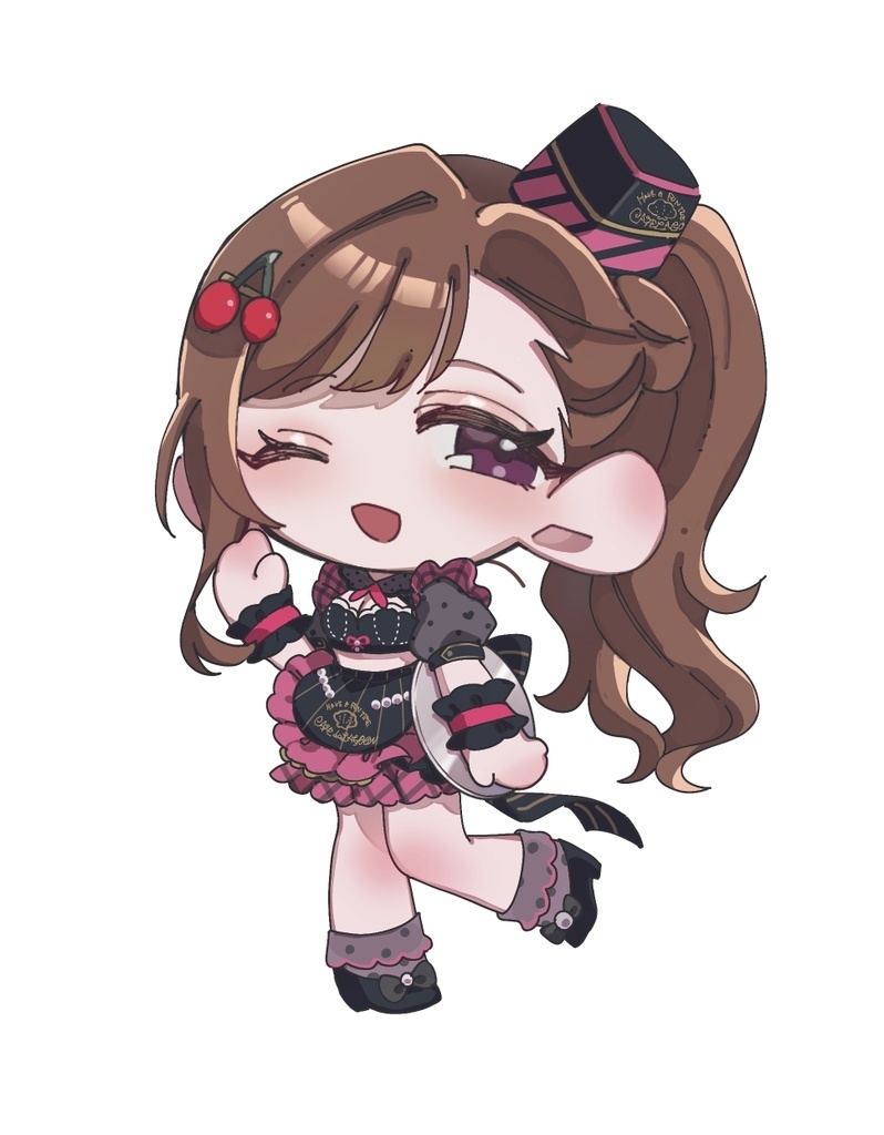 茉莉花アクリルキーホルダー