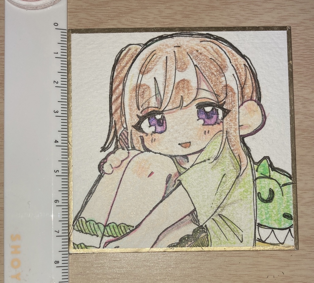 マメ色紙
