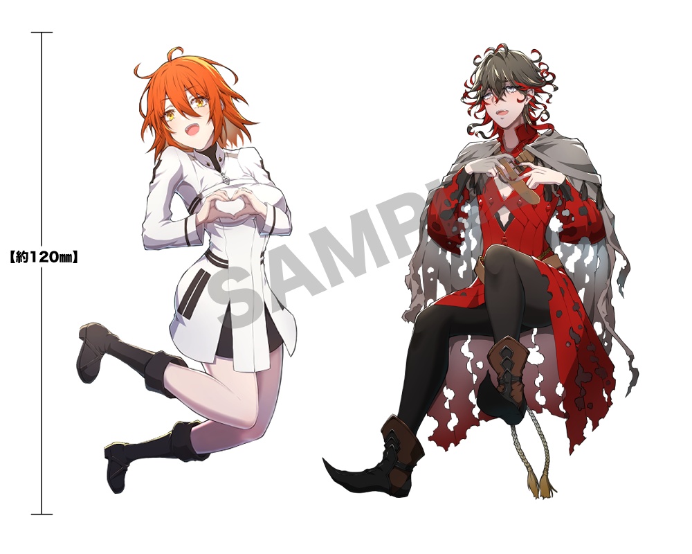 【C107】FGOアクリルスタンド(ダンテ、ぐだ子)